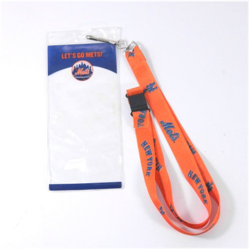 NY Mets Fan Key Chain with Ticket Holder