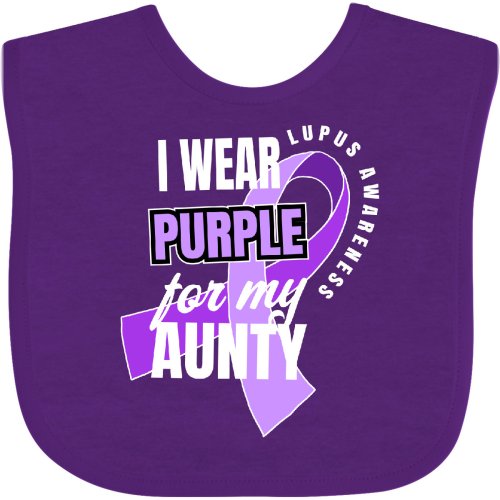 Purple Awareness Bib & Burp Cloth Set
