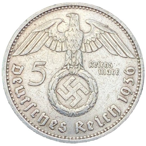 Hindenburg Silver Coin (1933-45)