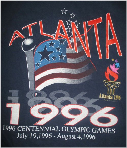 Atlanta '96 Olympic Games Commemorative Tee