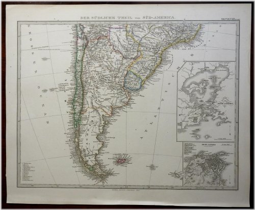 Patagonia and Beyond: 1867 Stieler Map