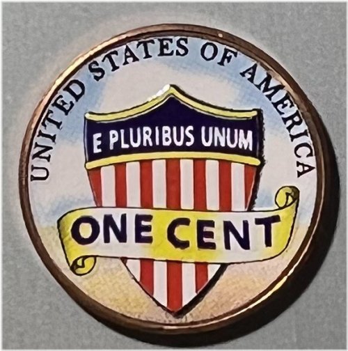 Rainbow Lincoln Shield Cent