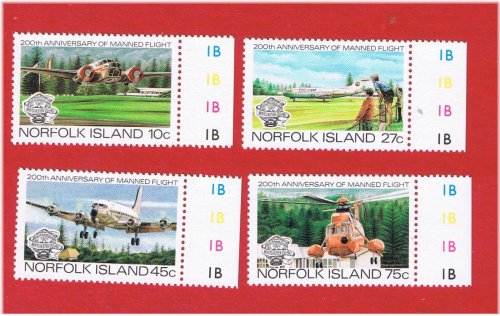 Norfolk Island Aviation Collection - Mint Never Hinged