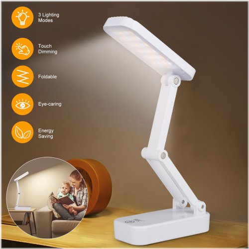 Trilight: The Foldable Rechargeable LED Reading Lamp