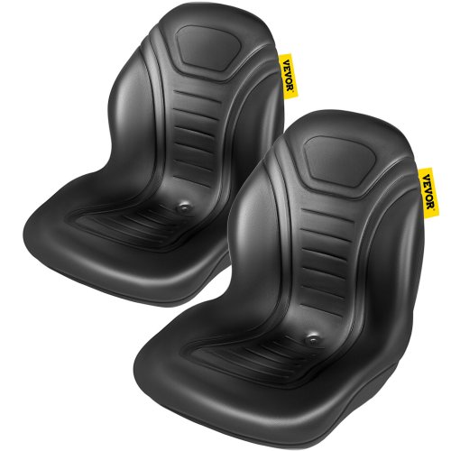 High Back Vinyl Seat Pair with Drain Hole