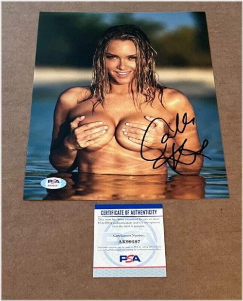 Camille Kostek Autographed 8x10 Photo with PSA/DNA Certification