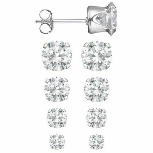 Sparkling Silver Studs Collection