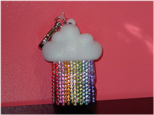 Rainbow Cloud Pocket Sanitizer Holder