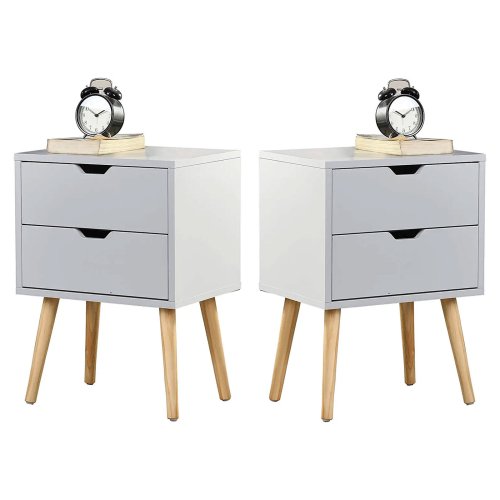 Whitewood Drawer Duo