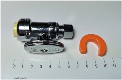 EasyFit Stop Valve Kit with Clip