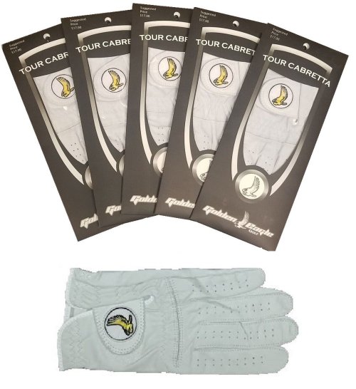 Cabretta Leather Golf Gloves (Five Pack)