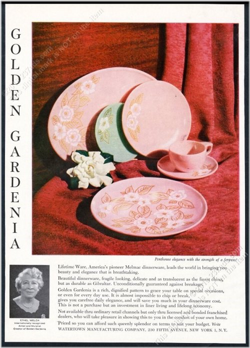 Golden Gardenia Vintage Home Décor Collectible