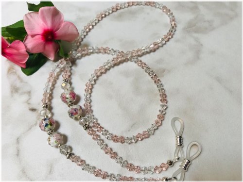 Wild Rose Eyeglass Chain