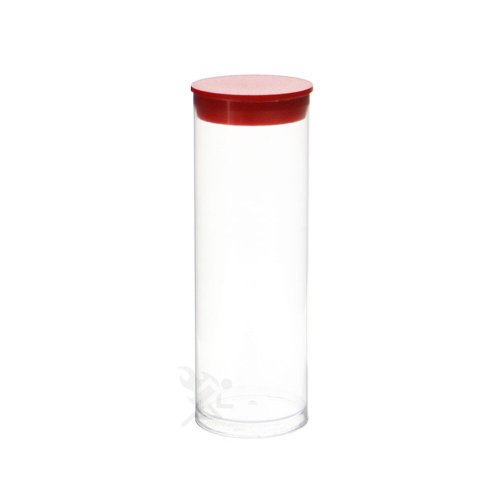 Red Coin Capsule Storage Tube
