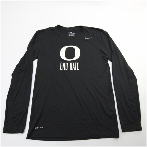 Oregon Ducks Men's Black Nike Dri-Fit Long Sleeve Shirt