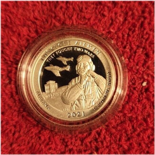 Tuskegee Airmen Commemorative Silver Quarter