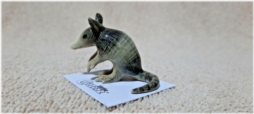 Armadillo Burrow Miniature Figurine