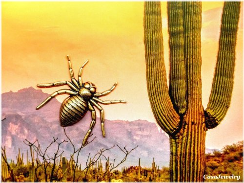 Golden Arachnid Embellishment