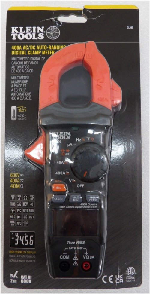 Klein Tools CL390 400A Clamp Meter