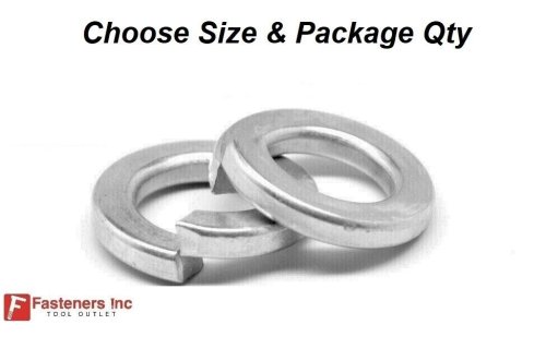 Split Lock Washers - Zinc Plated Steel