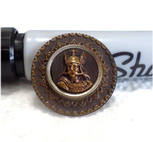 Warrior Viking Metal Picture Button