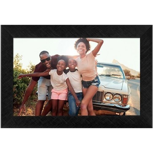 Brushed Black Metal Wi-Fi Picture Frame