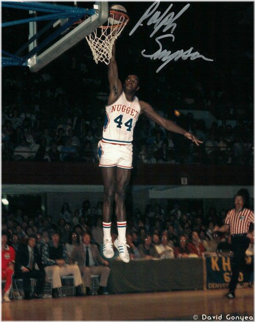 Ralph Simpson Denver Nuggets Autographed Photo