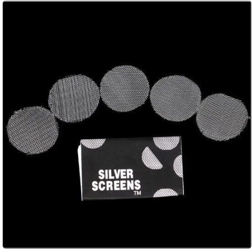 BRASS Silver Screens - 25 Pack, 0.75 inch Size