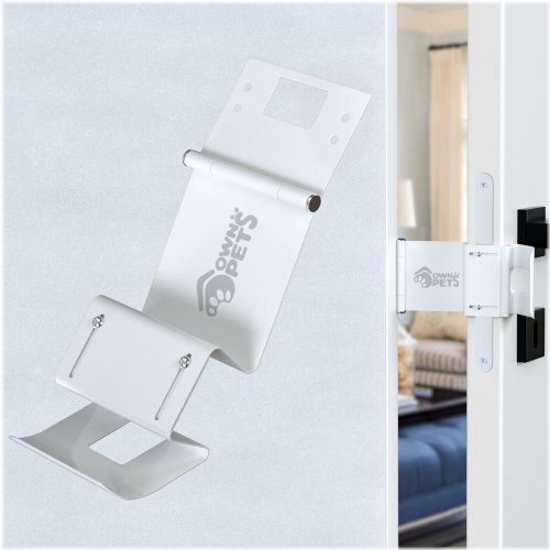 Feline Access Control - The Convenient Door Latch for Cats and Pet Owners