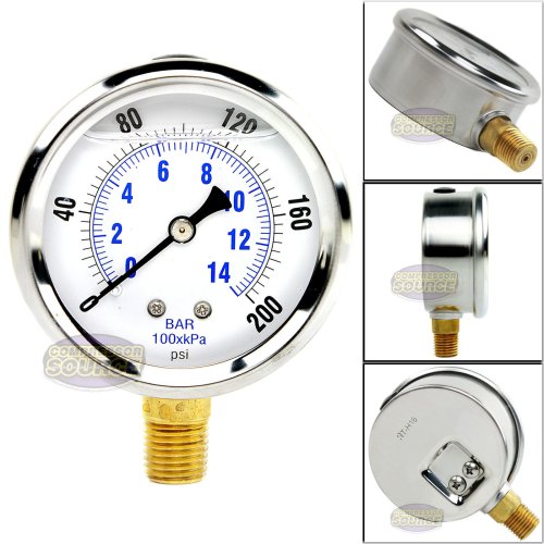 Liquid Filled Pressure Indicator