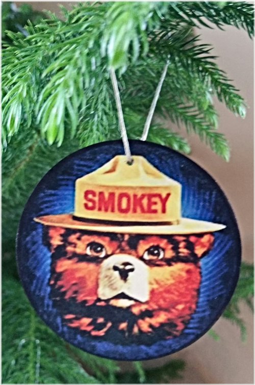 Nature's Guardians: Smokey Bear Ornaments