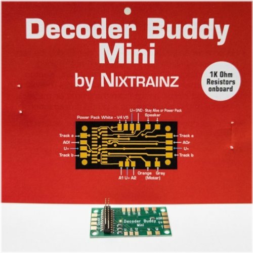 Miniature DCC Motherboard - 21 Pin Decoder Buddy by Nixtrainz