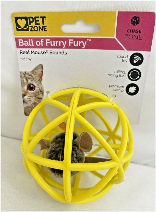 Furry Fury Catnip Mouse Toy
