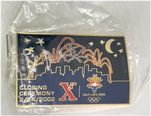 Salt Lake 2002 Closing Ceremony Pin by Xerox