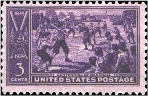 Vintage Baseball Centennial Stamp #855