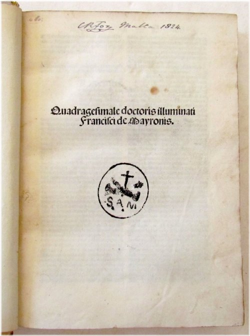 Medieval Manuscript: Franciscus de Maioranis' Rare 15th Century Vellum