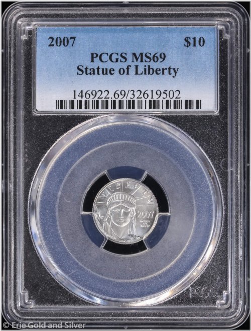 Platinum Eagle 1/10oz 2007 MS 69