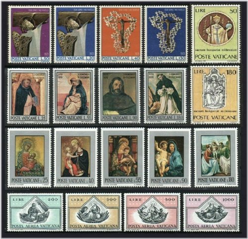 Vatican 1971 Mint Stamp Collection