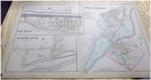 Vintage Orange County NY Plat Atlas Map