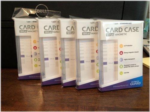 Magnetic UV-Protected Card Holders - Lot of 5