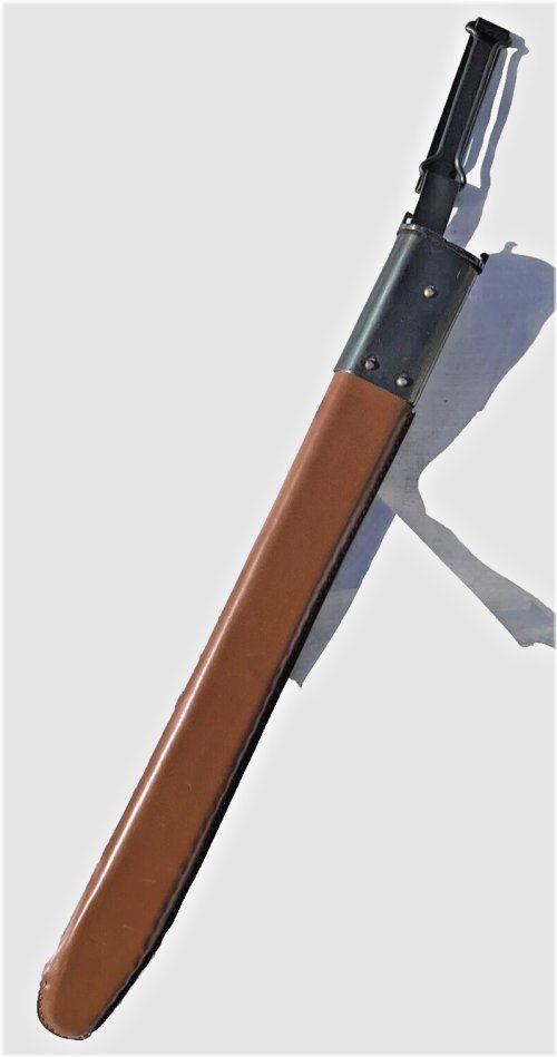 Vintage Leather Scabbard for Springfield Bayonet