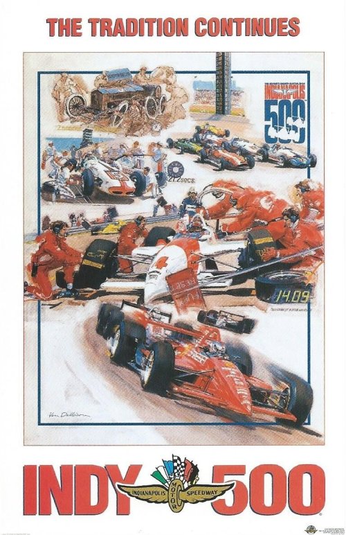 Costacos Indy 500 Mini Poster