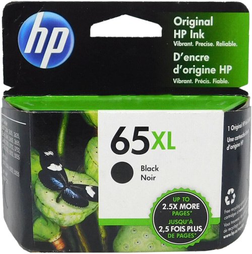 HP 65XL Black Ink Cartridge N9K04AN Genuine