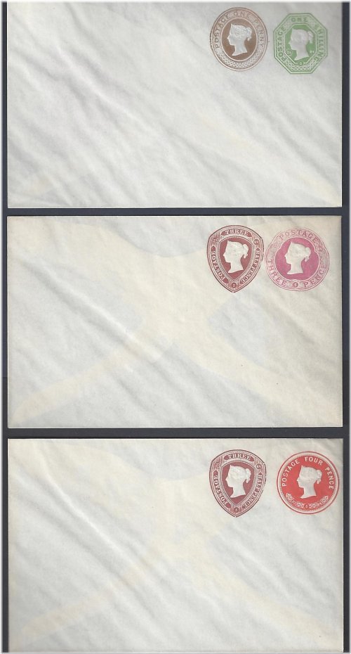 Victorian Postal Covers Trio from UK