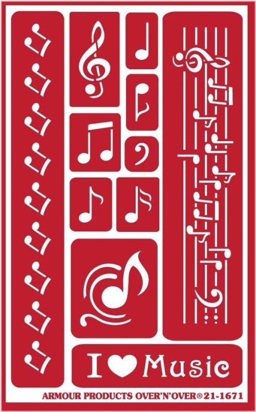 Melody Etch Stencil