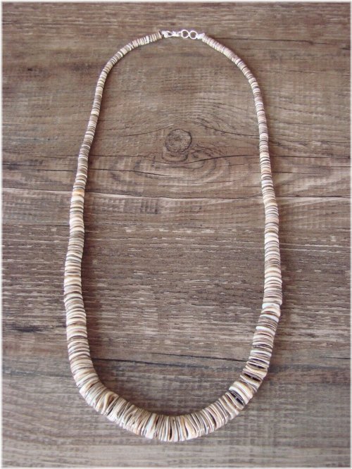 Desert Sky Heishi Shell Necklace