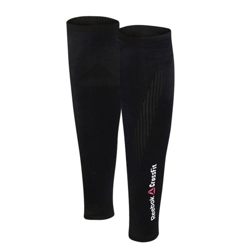 Black Compression Calf Sleeves by Reebok