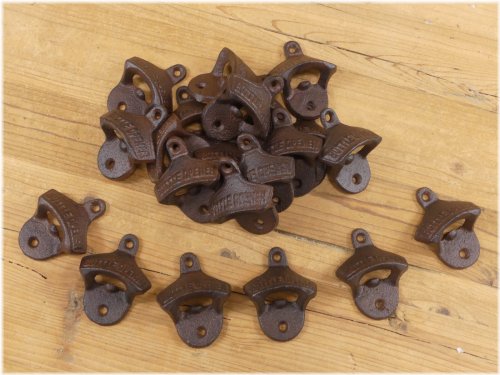 Rustic Cast Iron Bottle Opener Set