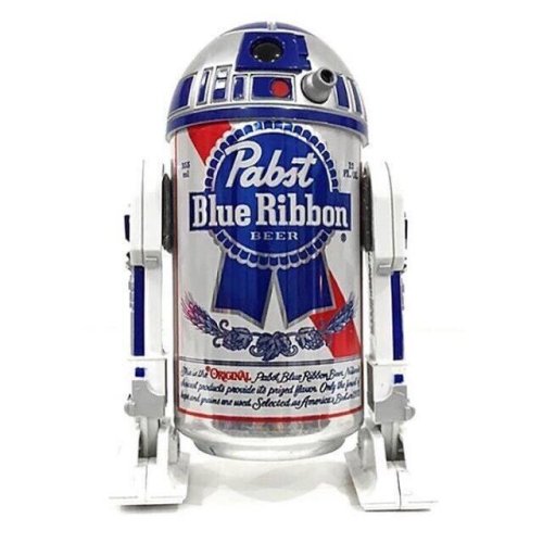 Blue Ribbon Galactic Sticker: A Vintage PBR and Star Wars Collectible