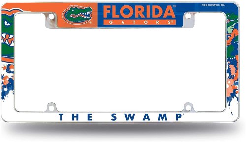 Gators Pride Chrome License Plate Frame